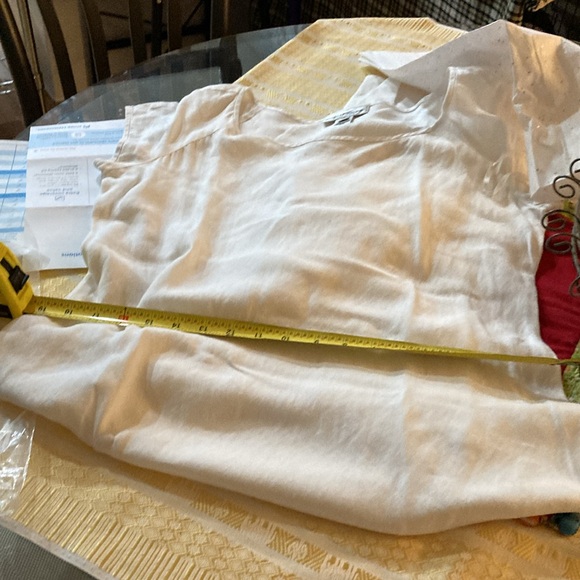 Long white linen dress - Picture 14 of 14